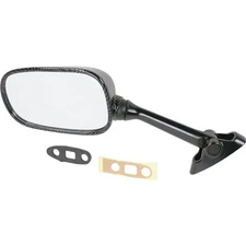 Emgo Factory-Style Replacement Mirror - 20-69774 - Rectangle - Carbon Fiber
