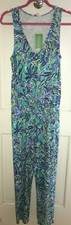 New LILLY PULITZER Paulina Jumpsuit SNEAK A BEAK Bennet Blue size S  188 NWT