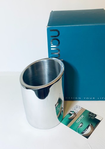 NAMBE 7" TILT WINE CHILLER / COOLER MIRROR POLISHED ALLOY #6243 NIB - Picture 4 of 13