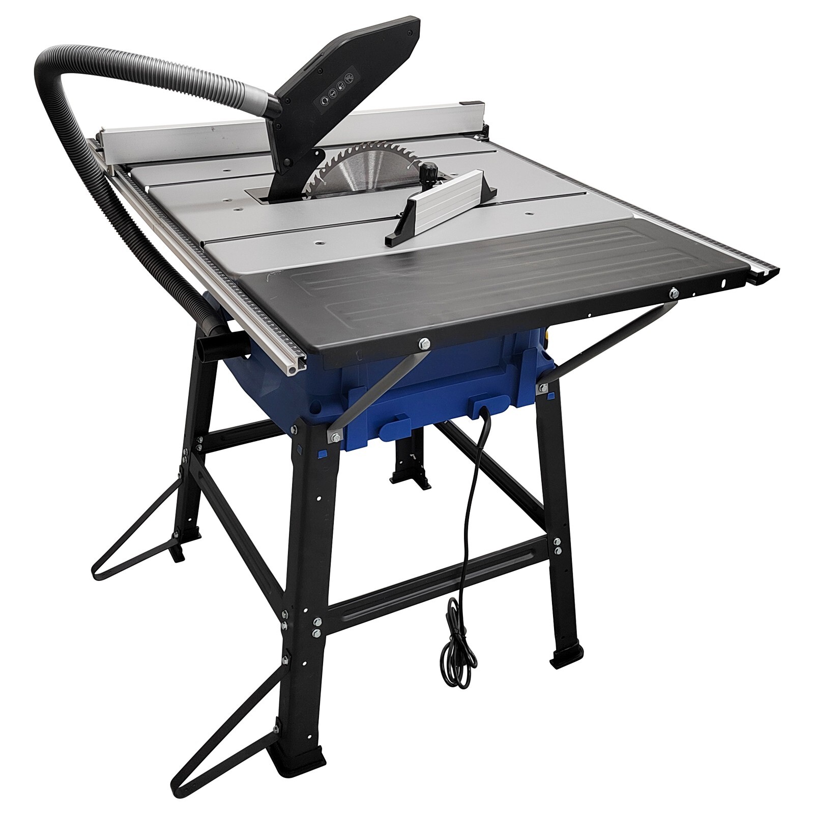 Vertical High Speed Table Saw 220V with Wood Saw Blades & 2 Drum Supports 1800W