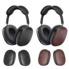 For Airpods Max Wireless Headset Pair Protective Leather Sleeve case Skin cover.