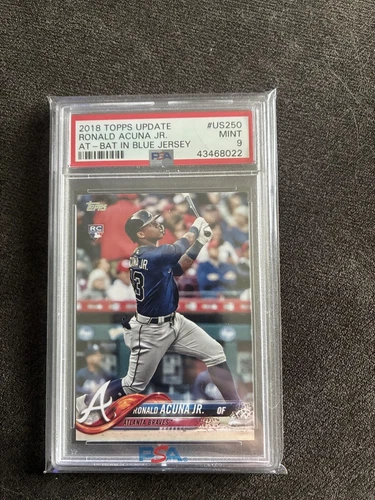 2018 Topps Update Ronald Acuna PSA 9 RC