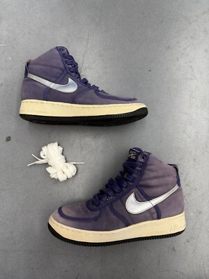 1999 Nike Air Force High Vandal Purple Size 9.5 (WEARABLE)