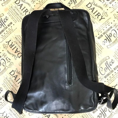 Longchamp FP25 Black Leather Business Backpack | eBay