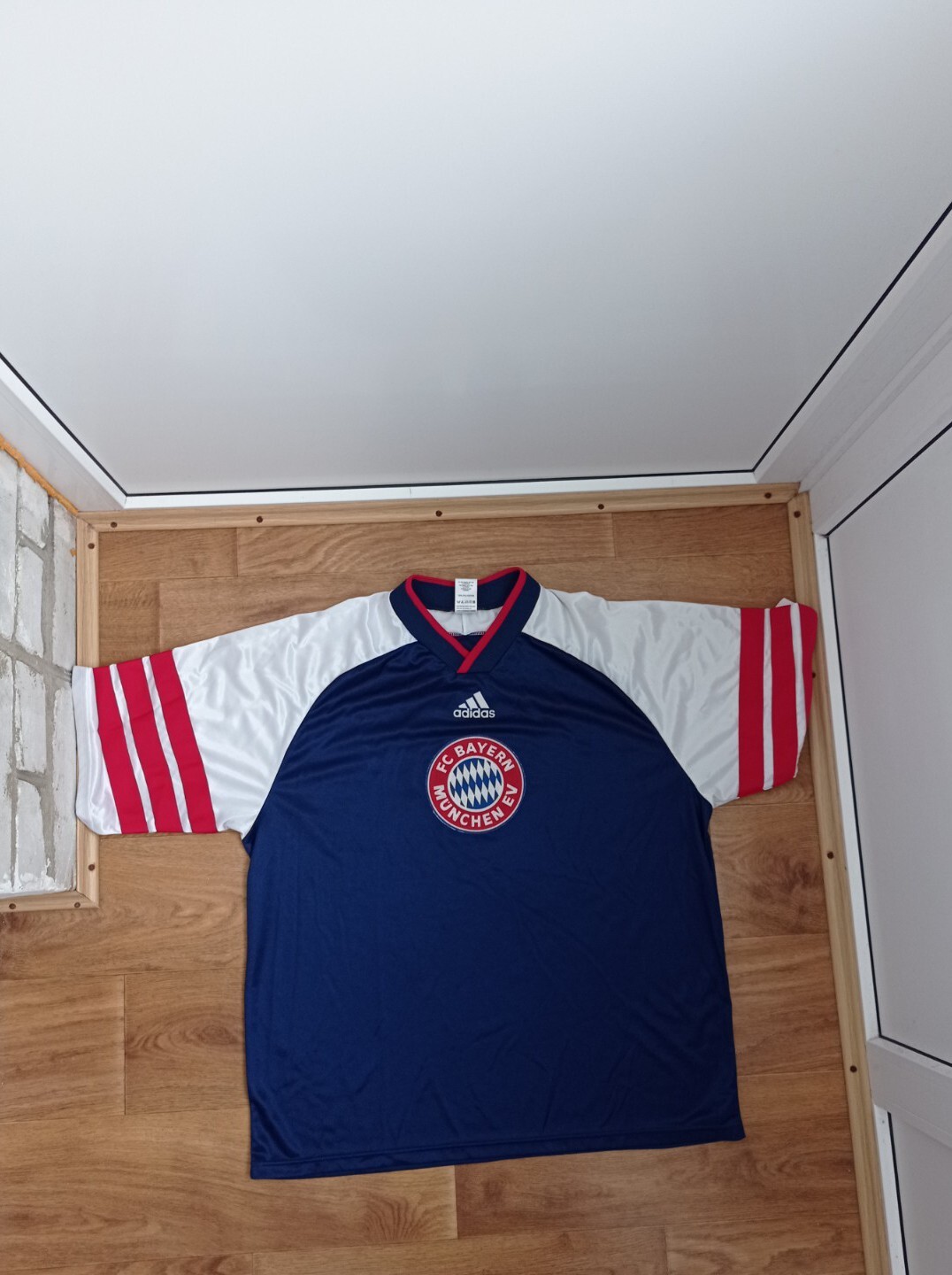 1995/96 Bayern Munchen Germany Training Football Shirt 90s Adidas Vintage Jersey