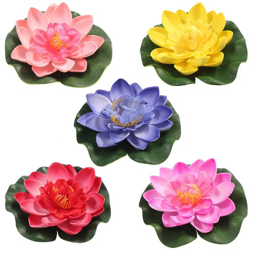 artificial water lilies floating Lily Pads for Ponds eBay