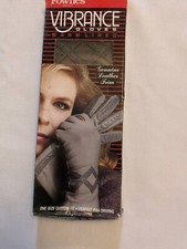 Vntg Fownes Vibrance Women  s Gloves Lined Leather Trim 1 Size Custom Fit New 