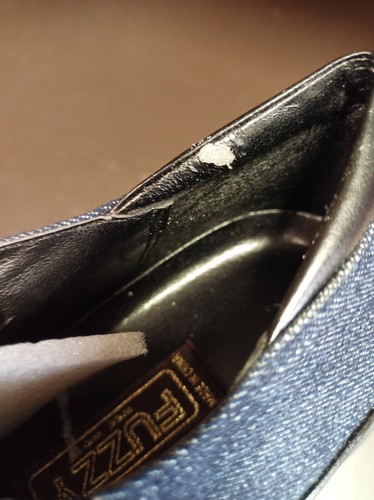 Fuzzy Nell Women's Wide Width Denim Casual Shoes *** Read Description *** - Picture 10 of 14