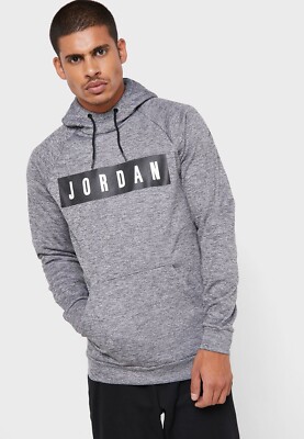 Nike Jordan 23 Alpha Therma Fleece Hoodie S or XL Carbon Heather