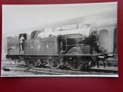 PHOTO LNER EX GNR CLASS N2 0-6-2T LOCO NO 1753 AT KINGS CROSS BR 69532 ...