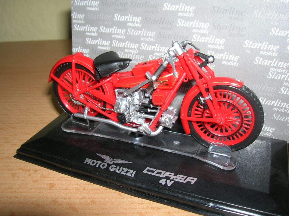 Starline Moto Guzzi Corsa C4V Motorrad 1:24 Neu OVP - Bild 2 von 2