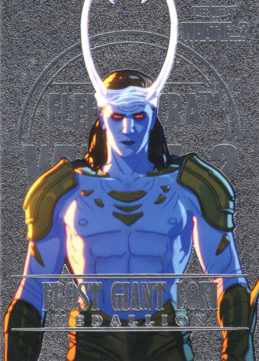 Marvel What If Medallion Chase Card M26 Frost Giant Loki | eBay