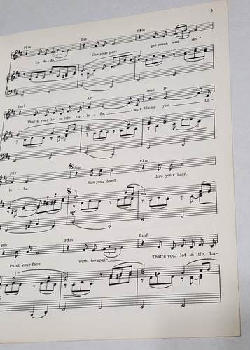 Donovan Song Lalena 1968 Noten von Donovan Leitch - Bild 8 von 11