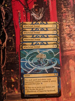 MTG Card : (4x) Whirlwind Denial (Mystical Archives) FOIL ETCHED