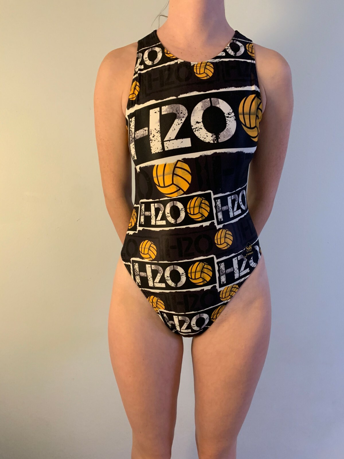 water polo suit women's female size 30 swimsuit high… Gem