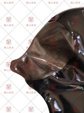 232 Latex gummi hood with long nose small front hole back zip 0.4mm custom made