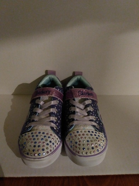 skechers twinkle toes denim