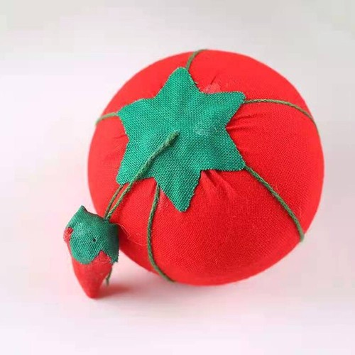Tomato Shaped Needle Pin Cushion Pillow DIY for Stitch Sewing Handcraft To - Picture 7 of 11