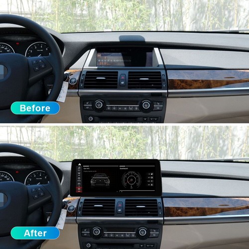 Android 13 Car GPS Head Unit Screen Touch Navi 6+128GB For BMW X5 X6 E70 E71 CCC - Picture 2 of 12
