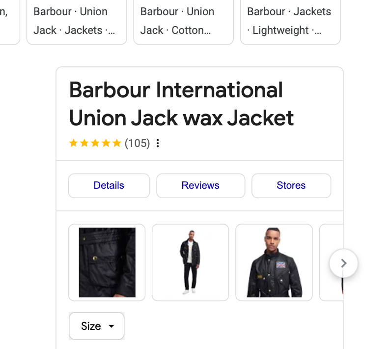 Barbour International Union Jack wax jacket Limited Edition MSRP