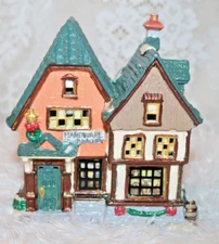 Christmas village Hardware store individual piece hand-painted 5" hole in base