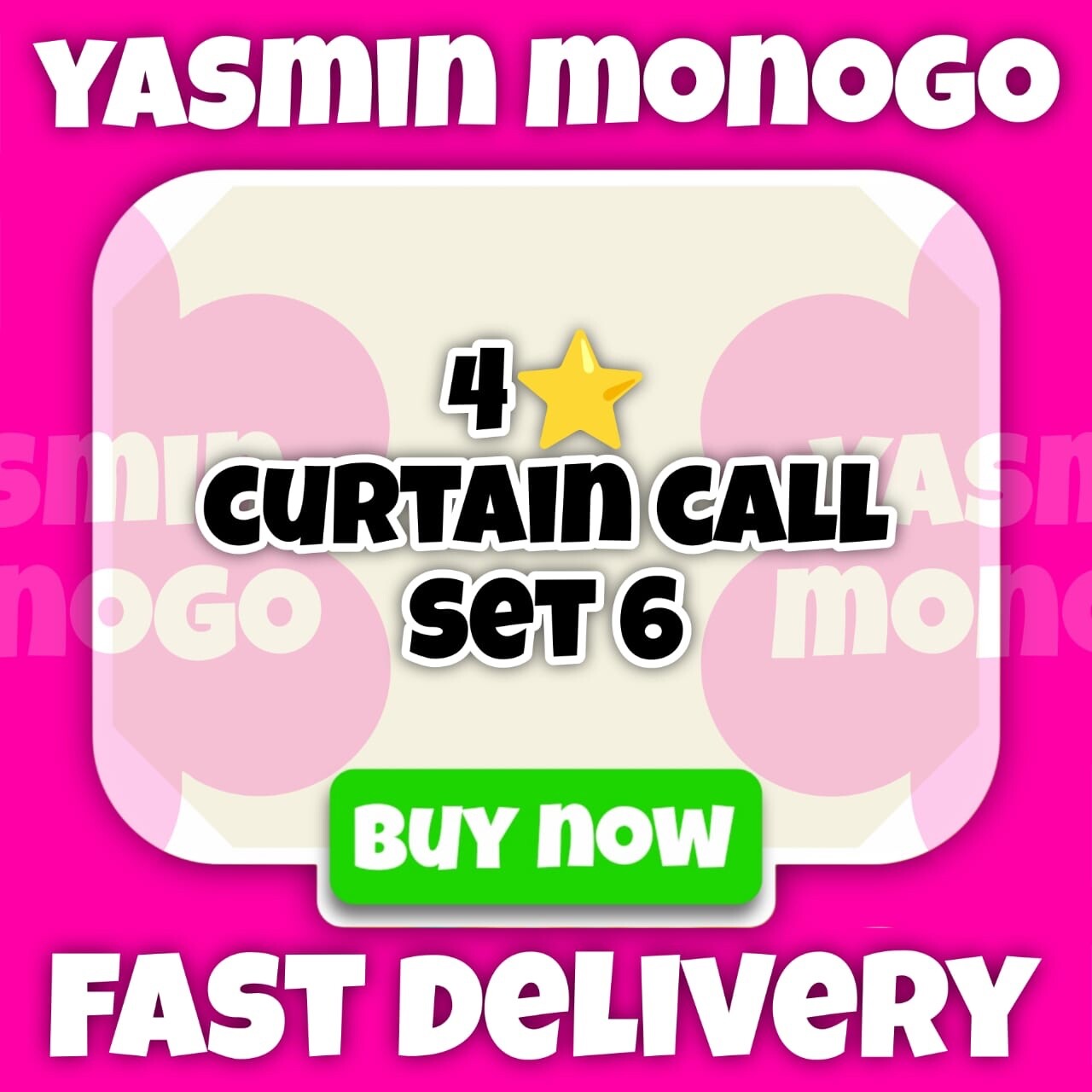 4s Curtain Call - MonoGo Sticker - Fast Delivery