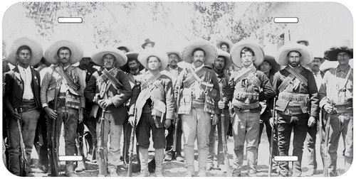 Pancho Villa und seine Armee der Männer Neuheit Autoschild Auto Nummernschild - Bild 1 von 3