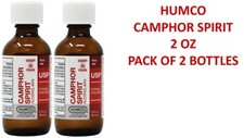 Humco Camphor Spirit Minor Ache Muscle Joint Pain Relief 84 Alcohol 2oz U Pick