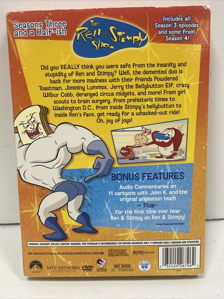 (未使用･未開封品)　Ren & Stimpy Show: Season 3 & a Halfish [DVD] [Import] gsx453j The Ren and Stimpy Show - Seasons Three and a Half-ish