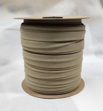 1/2" Double Fold Bias Tape, 100 Yard Spool, Khaki