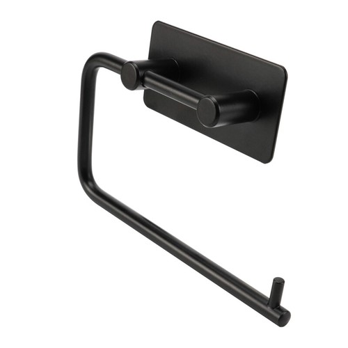 Self Adhesive Toilet Paper Holder Stick On Wall Toilet Roll Rack For Bathroom ST - Picture 2 of 14