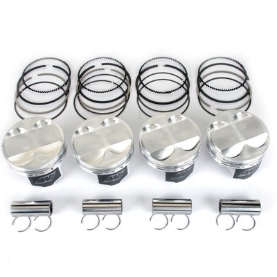WISECO 75MM 8.4:1 CR HONDA CIVIC EX D16Y8 LOW COMPRESSION TURBO PISTONS FORGED