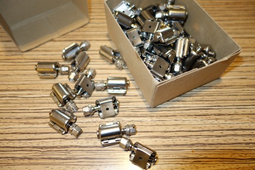 50 x steel band clamps hose clamps VA lock. Clamping shoe for dental steel band 