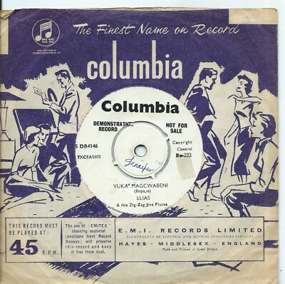 Elias And His Zig-Zag Jive Flutes:Vuka Magcwabeni/Zeph boogie:UK Columbia:DJ