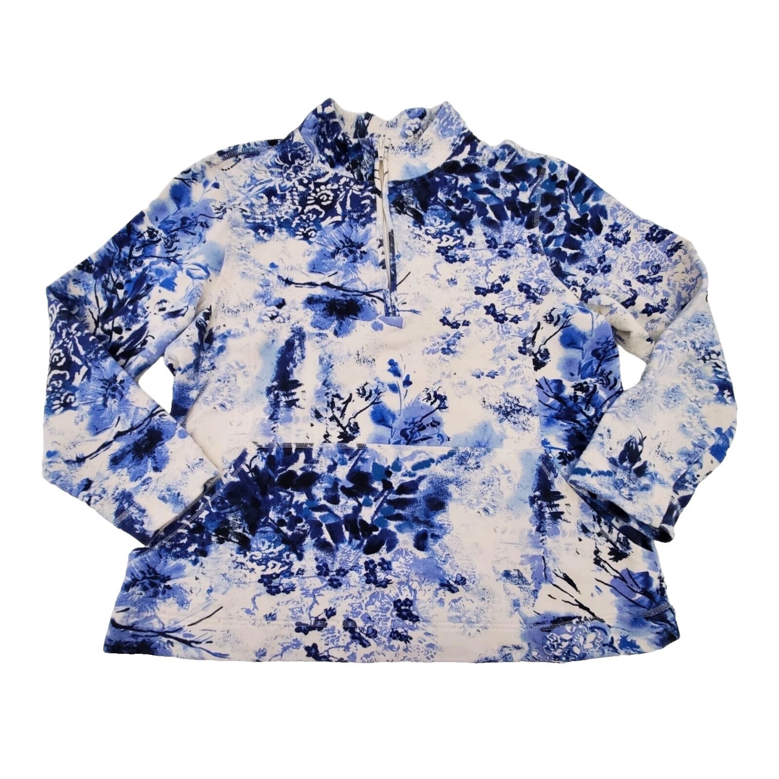 Tamaño Regular Floral Coldwater Creek sudaderas para mujeres