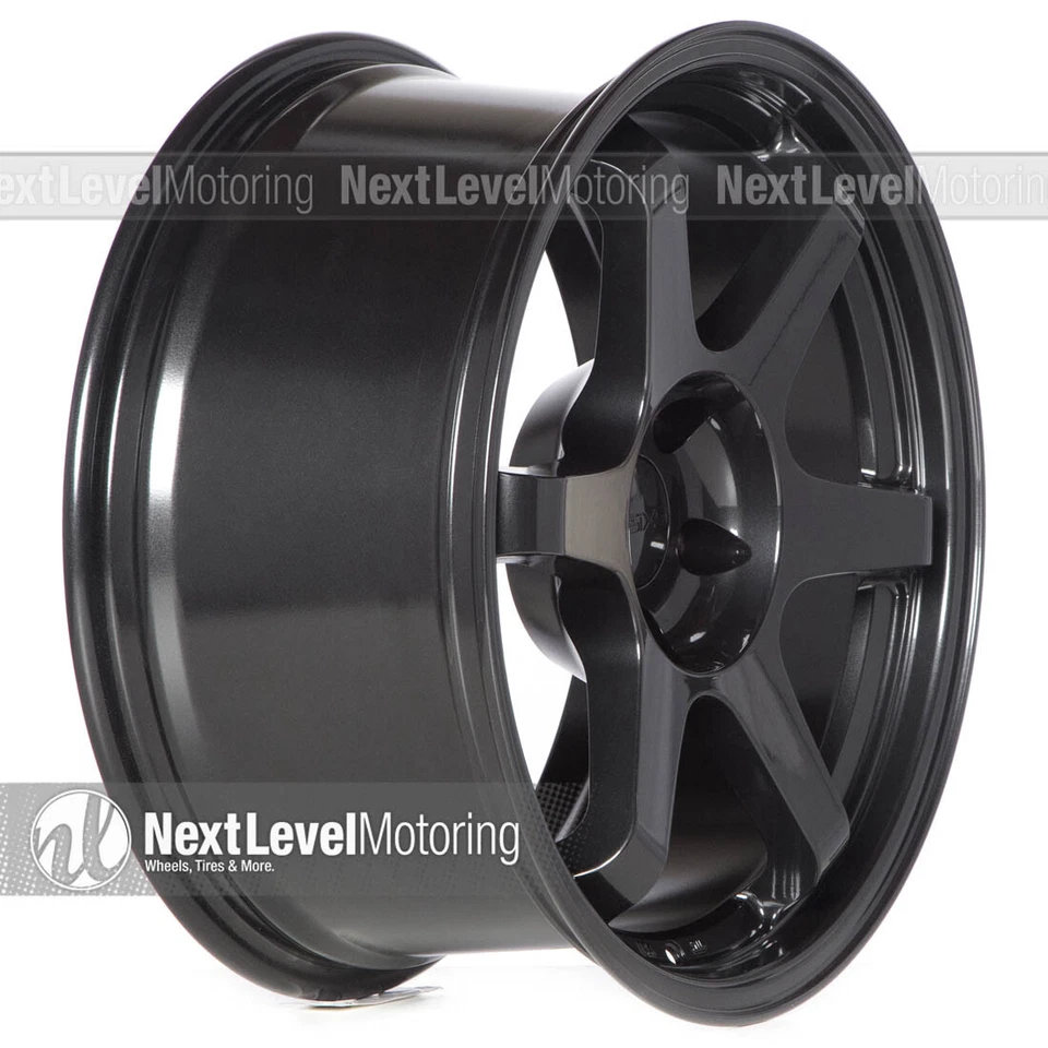 9SIX9 SIX-1 18x8,5 5x114,3 +35 GRIS CARBONO ESTILO TE37 LLANTA CÓNCAVA JDM Foto 3 de 4