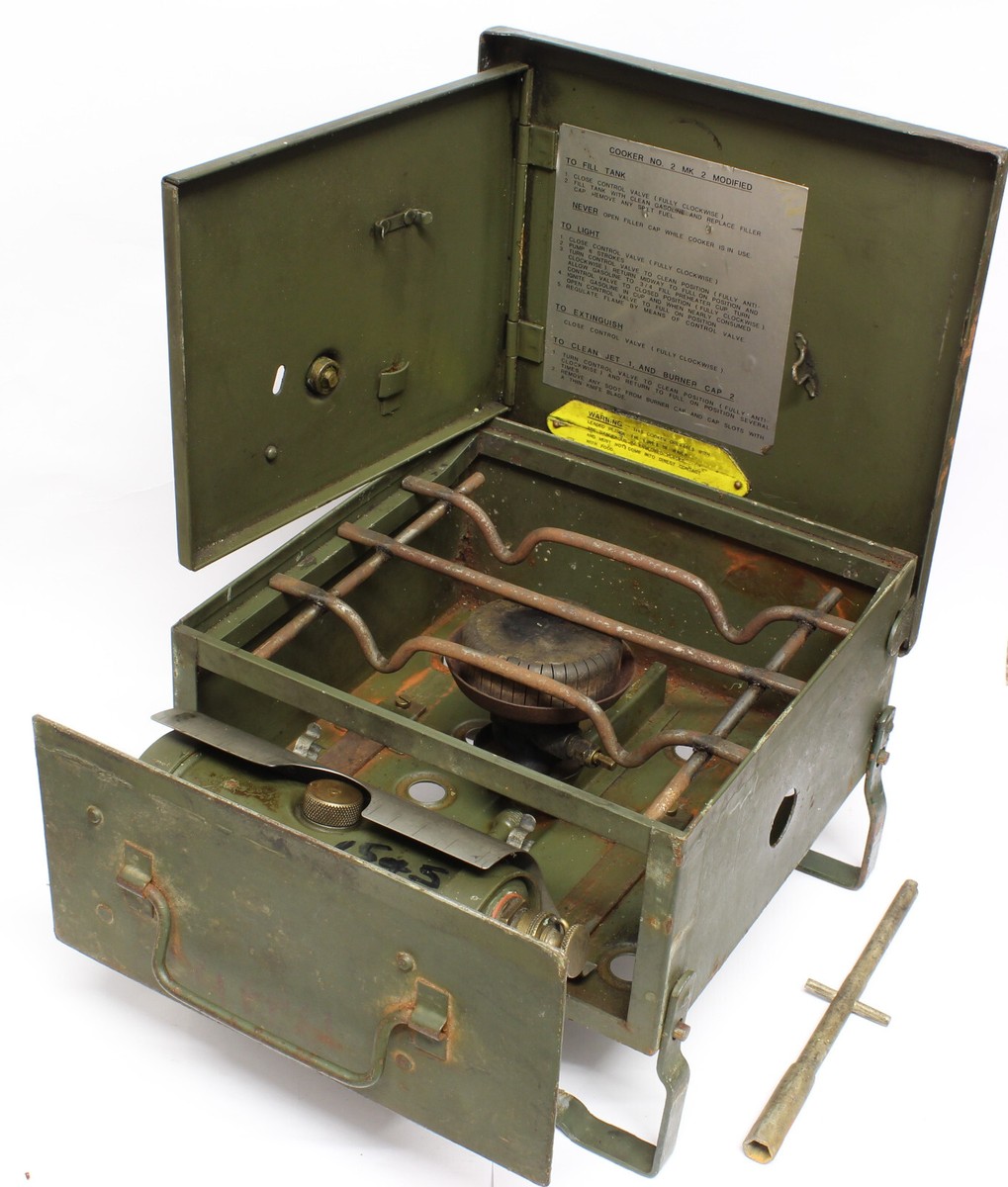 Army British Military No2 MK 2 Modified Petrol Stove Field Cooker