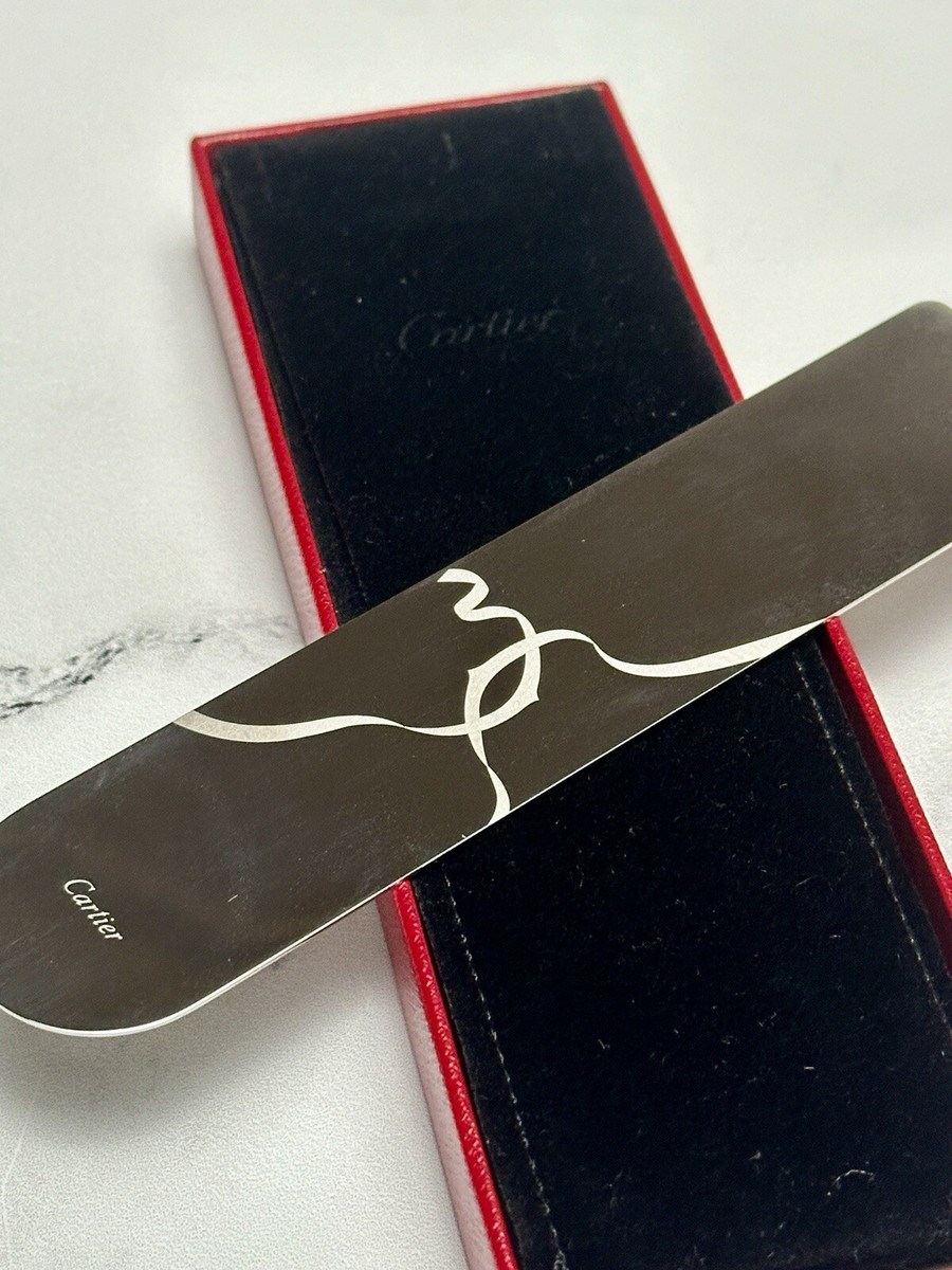 Cartier Ribbon Hallmark Logo Bookmark Mirror AD VIP Gift | eBay