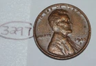 1945 S Lincoln Wheat Cent United States 1 Penny USA  Lot #3297