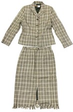 Vintage Harve Benard 8 100 Wool Plaid Blazer and size 10 Skirt Pendleton Wool