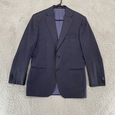 Suitsupply Blazer Jacket Mens 38 Sport Coat Super 110s Pure Wool Navy Vitale
