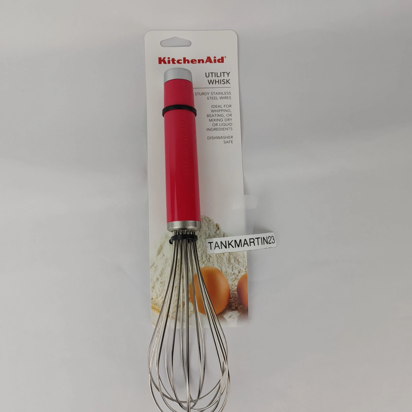 KitchenAid Hot Pink Utility Whisk KE060OHHIA Whipping Mixing Dry or Liquid
Opens in a new window or