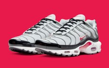 Nike Air Max Plus TN Tuned Retro Photon Dust Grey Varsity Red DM0032-002 Mens