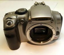 Canon EOS 300D 6MP Digital REBEL SLR Camera Silver Body Only - AS IS AS Found