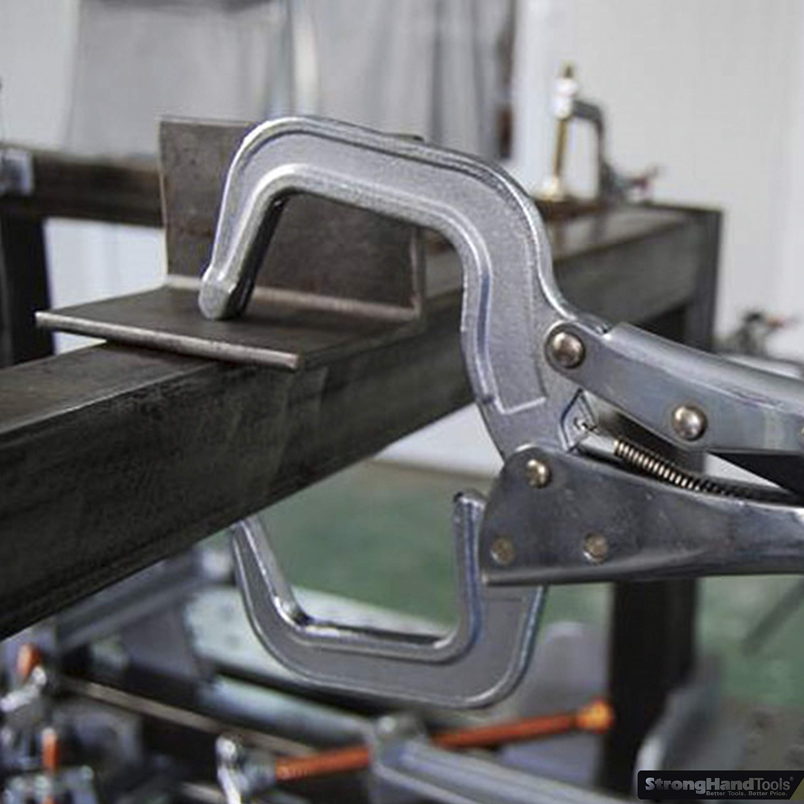 6" Locking C-Clamp, Round Tip, Max Clamping Capacity: 2″ (50 mm), Throat Dept...