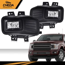 Fit For Ford F150 Pickup 18-20 Halogen Fog Lights Driving Lamps Left& Right Pair