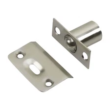 Rok Hardware Brushed Nickel Adjustable Ball Catch Latch Door with Radius Corners