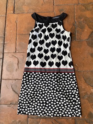 Sandro Ferrone Heart Dress Women s 40 Sleeveless Multicolor