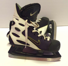 Nike Ice Hockey Skates Senior UK 7 Black/White Stiff Flex Padded Liner MPN