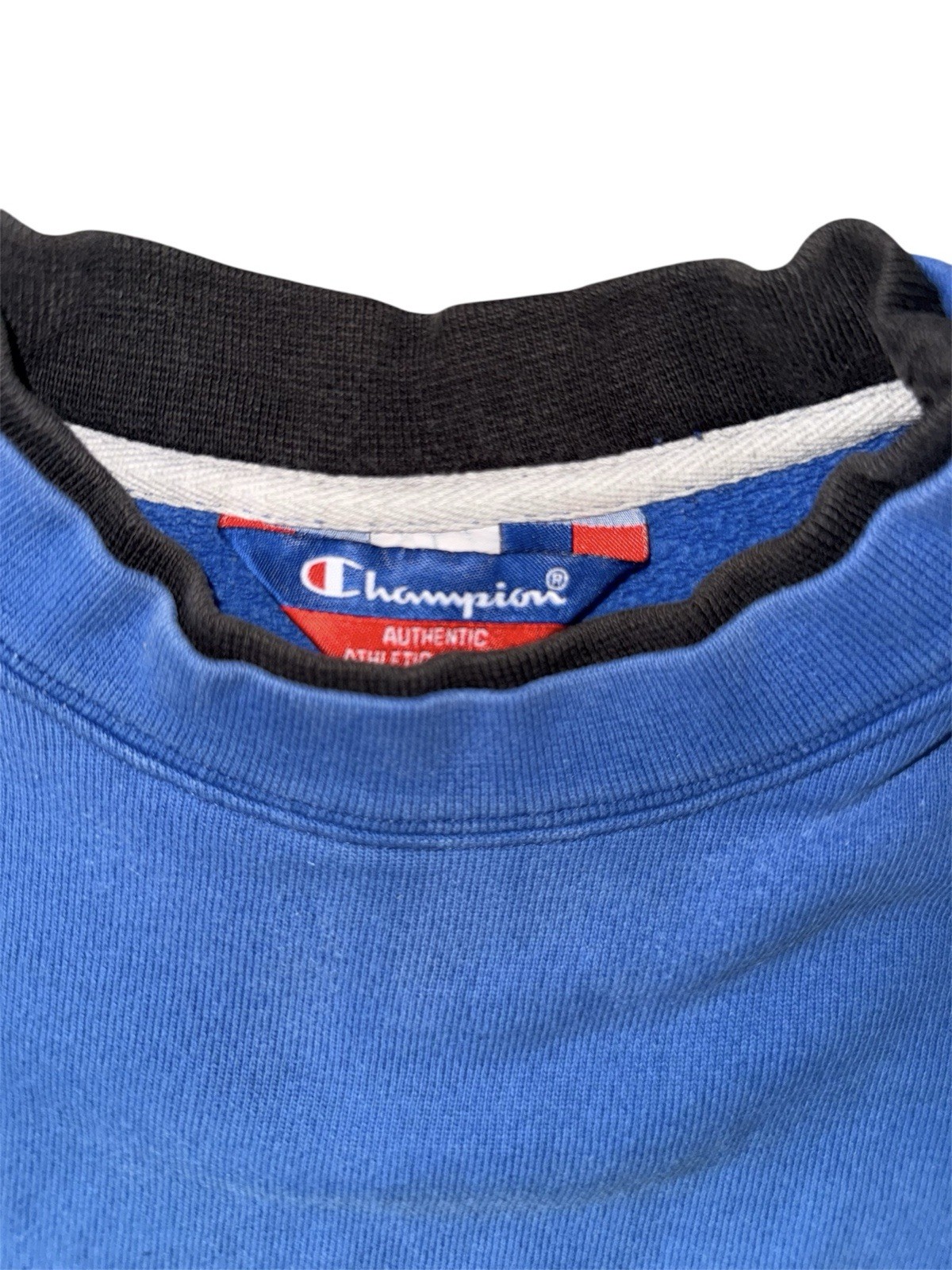 Champion Script Spellout Logo Pullover Crewneck  … - image 3
